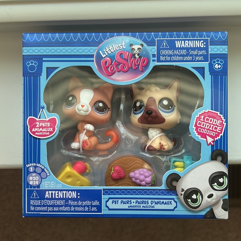 New! Littlest Pet Shop G7 series 1 #30 and #34